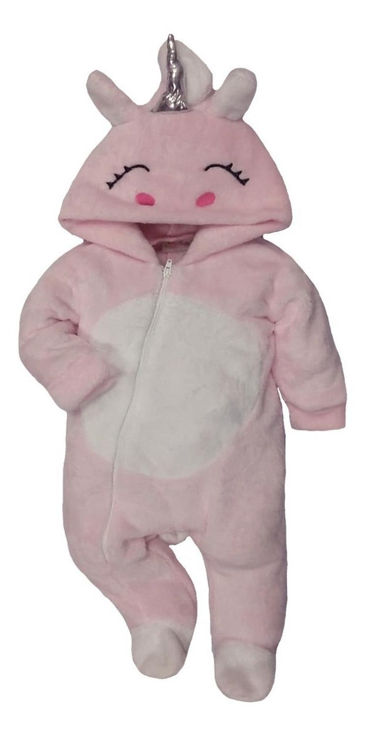 Kit 3 Mamelucos Kiss para Bebé con Gorro Bordado Koala, Borrega, Unicornio