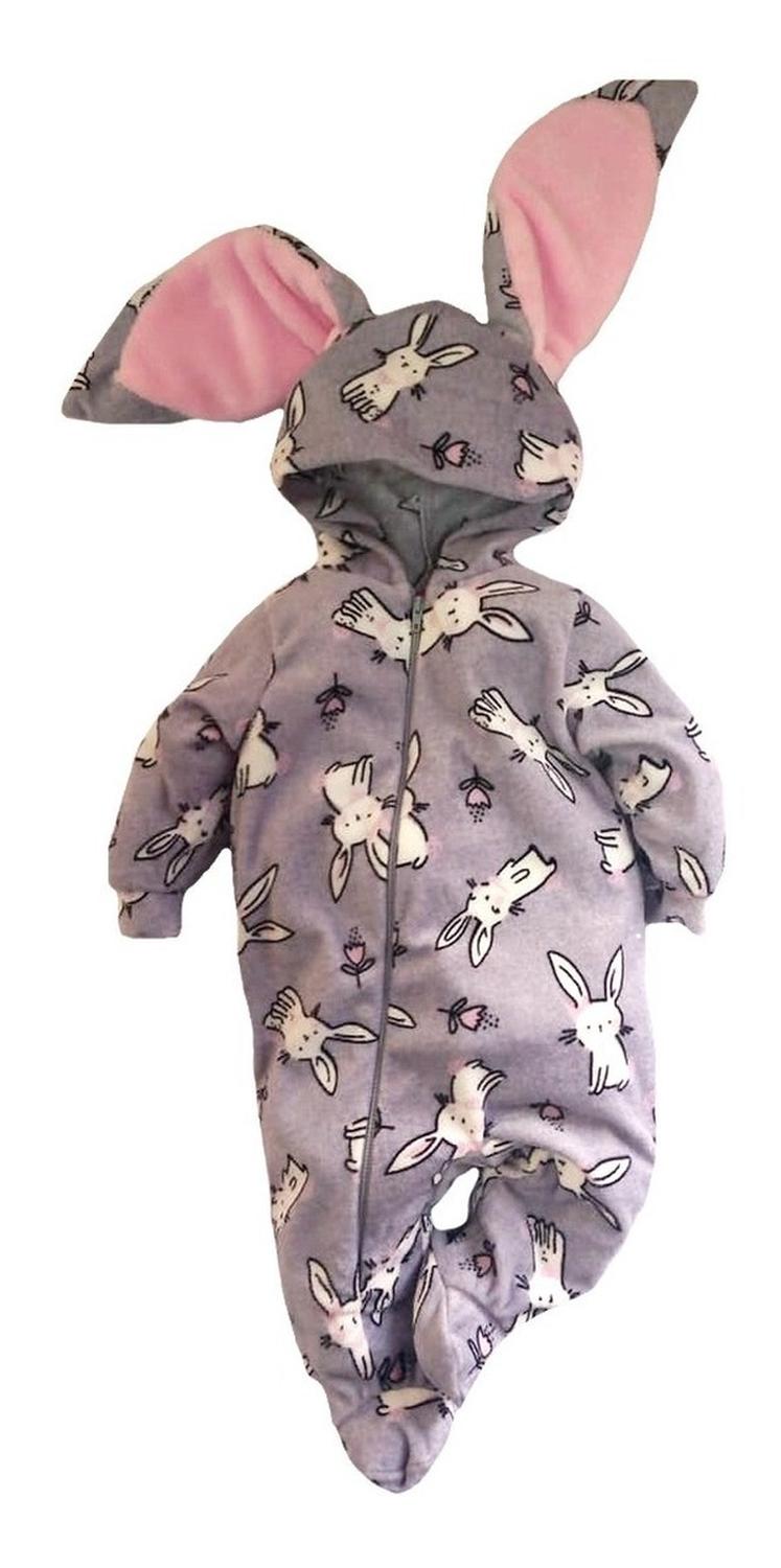 Kit 2 Mamelucos Kiss para Bebé Baby Fleece Perritos y Conejitos