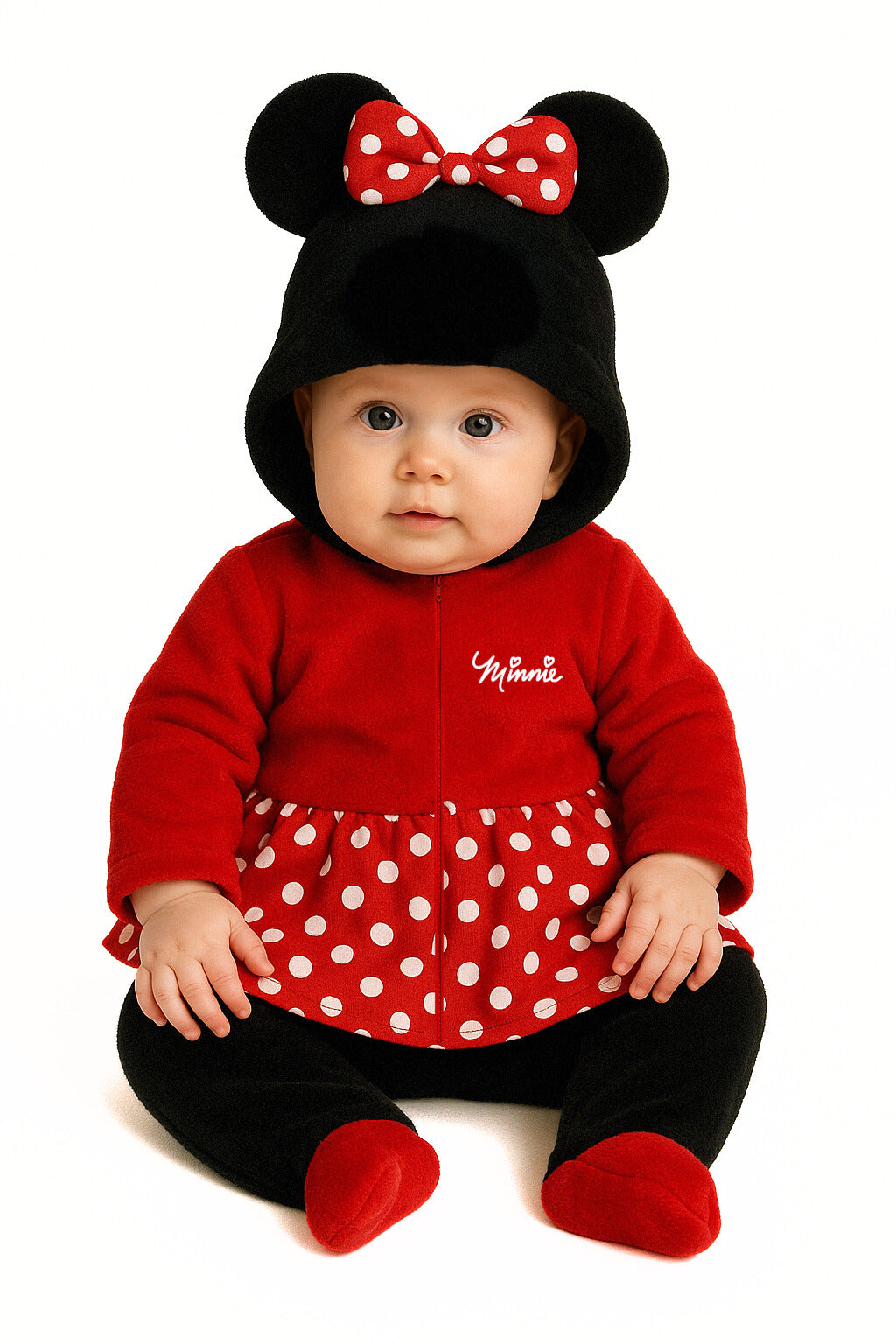 Kit 3 Mamelucos Disney para Bebé con Gorro Bordado Boo, Minnie, Hamm