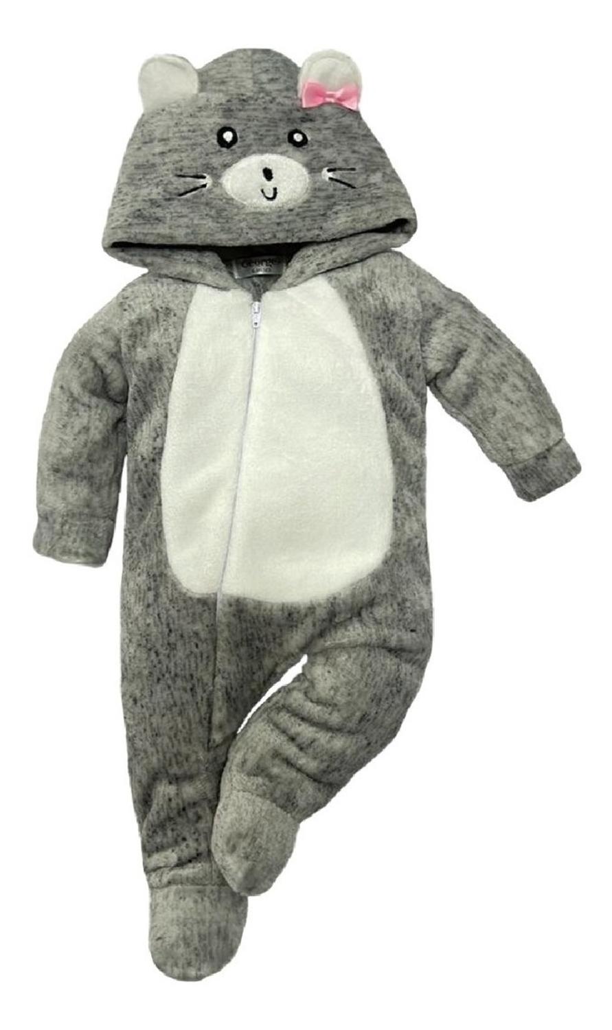 Kit 3 Mamelucos Kiss para Bebé con Gorro Bordado Princess, Ratona, Abeja