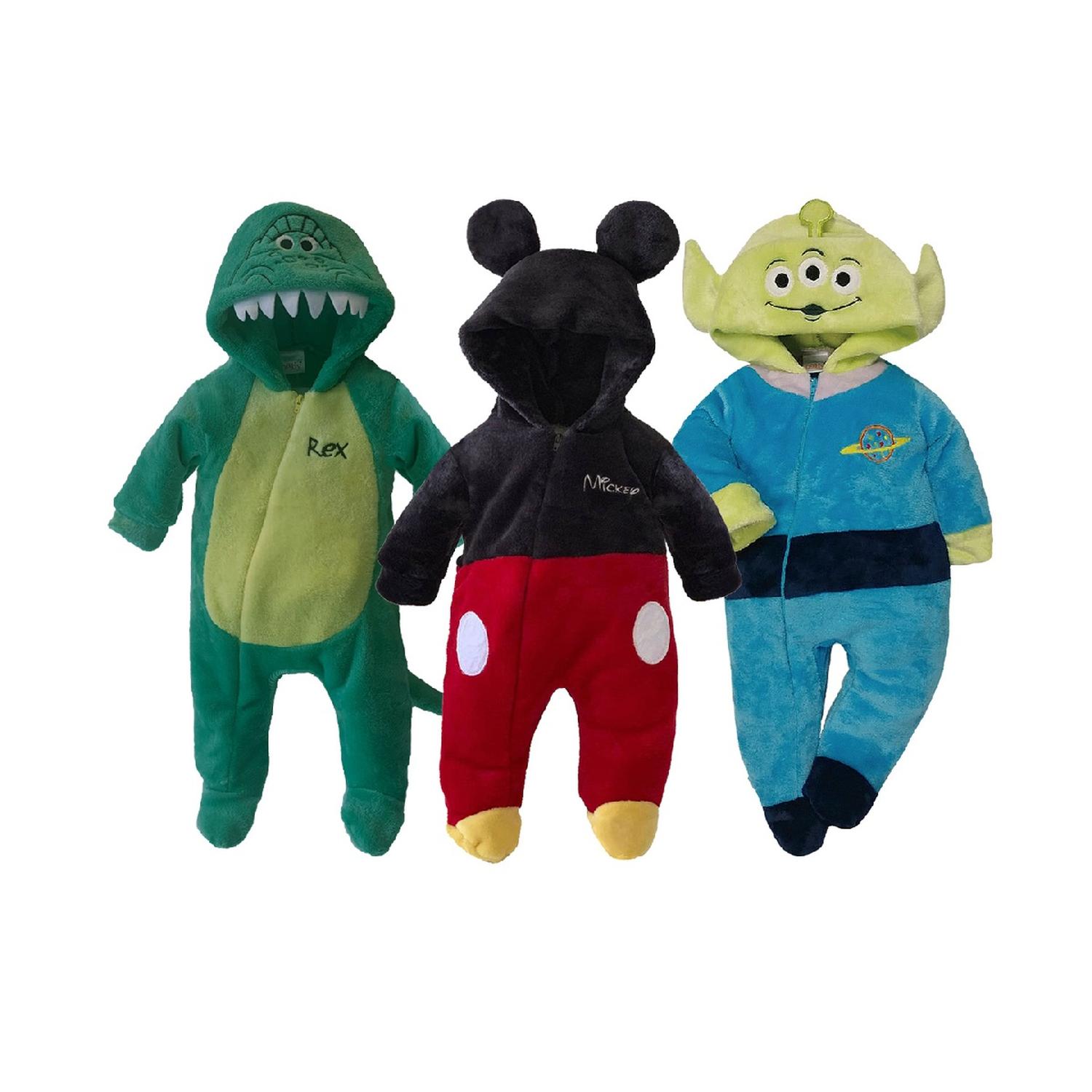 Walmart Mamelucos Kit Mamelucos Disney Para Bebé Con Gorro Bordado