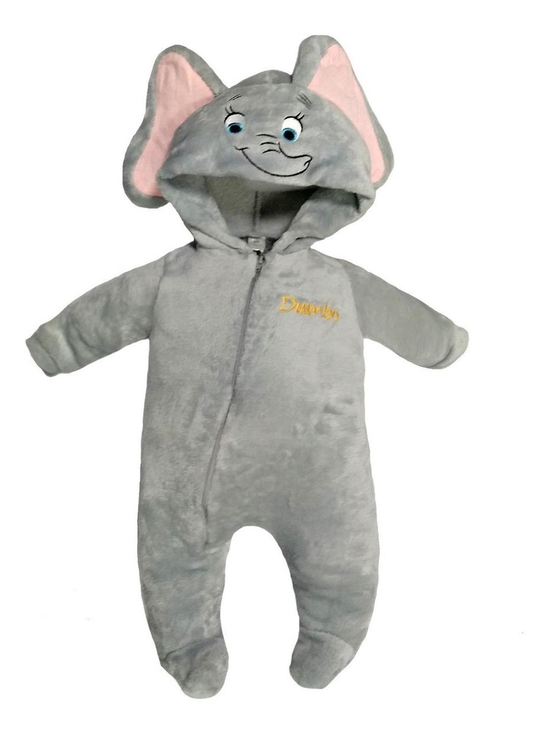 Kit 3 Mamelucos Disney para Bebé con Gorro Bordado Bambi, Minnie, Dumbo
