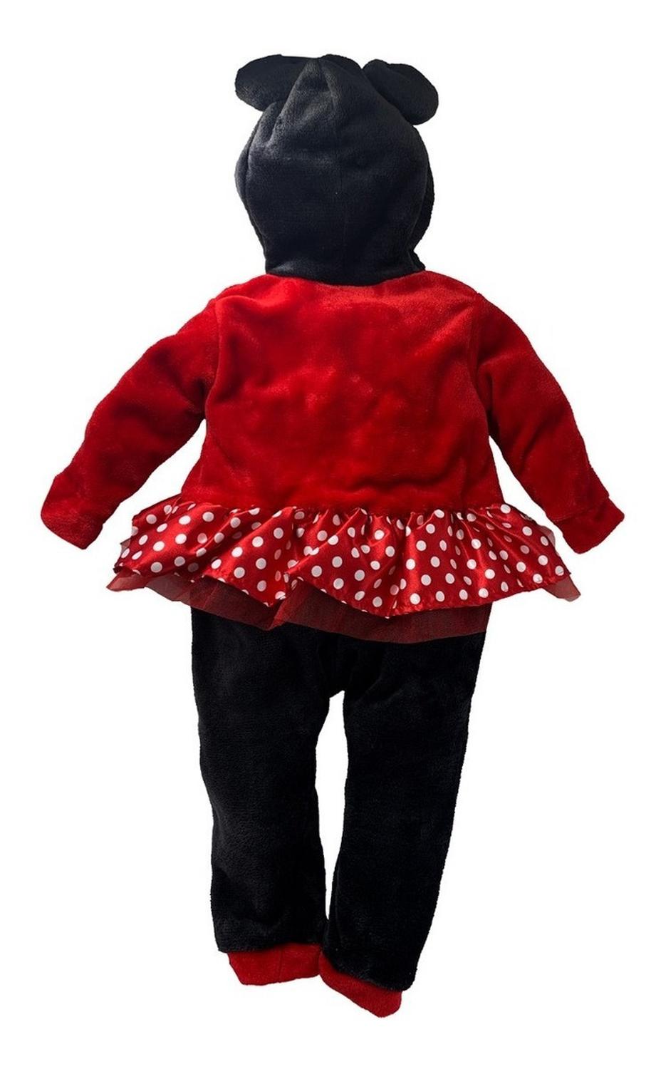 Mameluco Disney para Niña con Gorro Bordado Minnie Cara