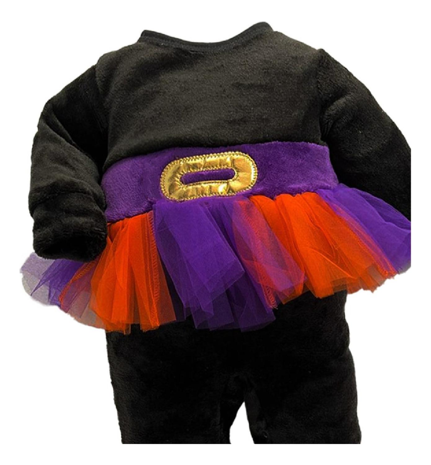 Mameluco Con Gorro Bordado Halloween