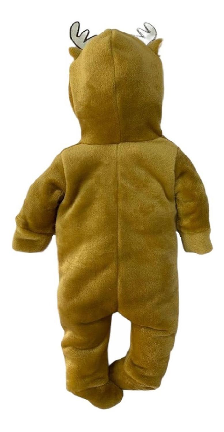 Mameluco Kiss para Bebé con Gorro Bordado Renito con Moño