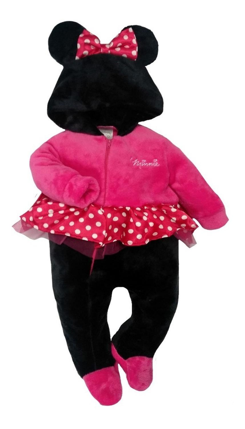 Kit 3 Mamelucos Disney para Bebé con Gorro Bordado Dumbo, Minnie, Bambi.