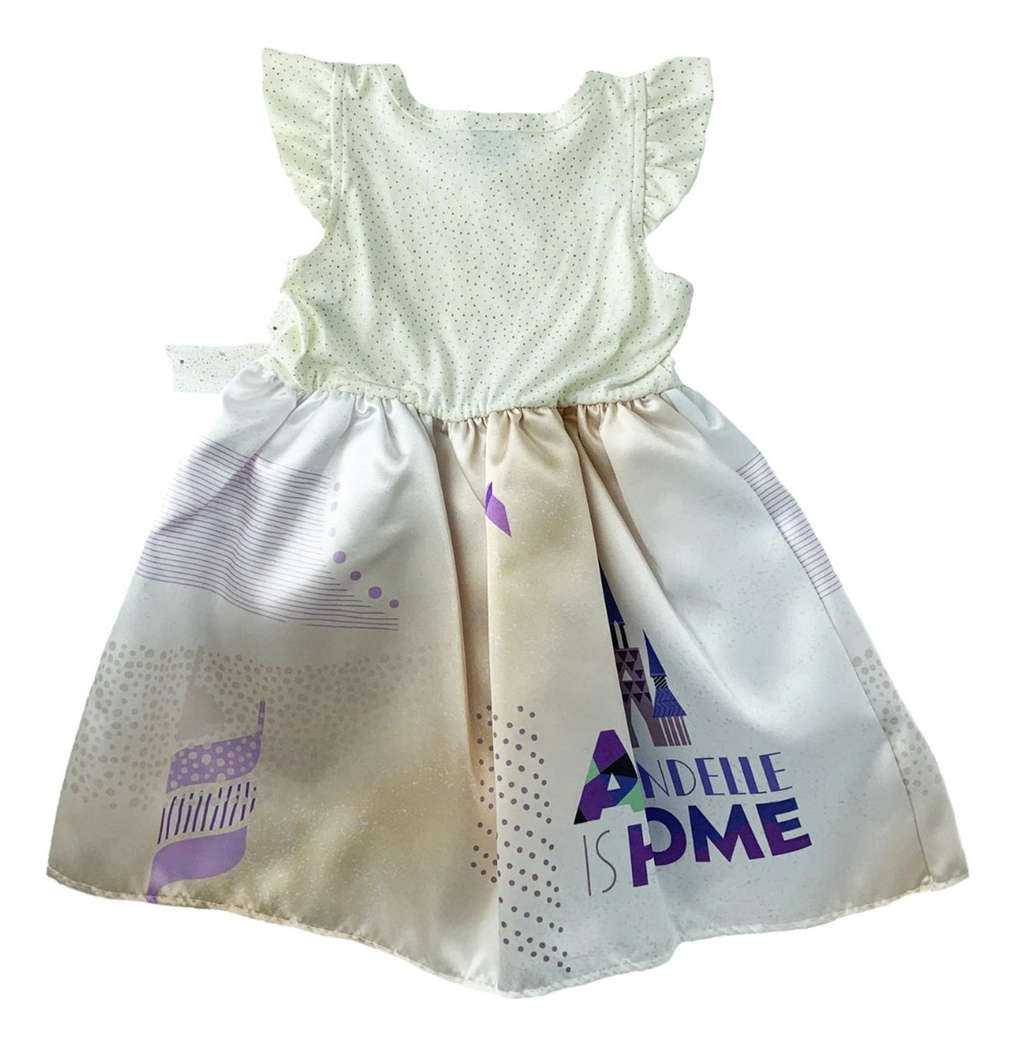 Vestido Disney para Niña Estampado Ana Frozen 2