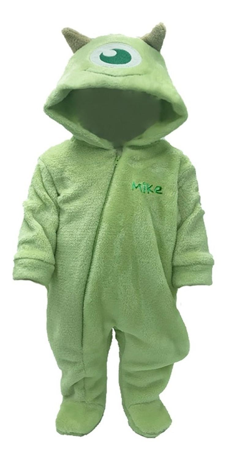 Kit 3 Mamelucos Disney para Bebé con Gorro Bordado Sulley, Winnie Pooh, Mike