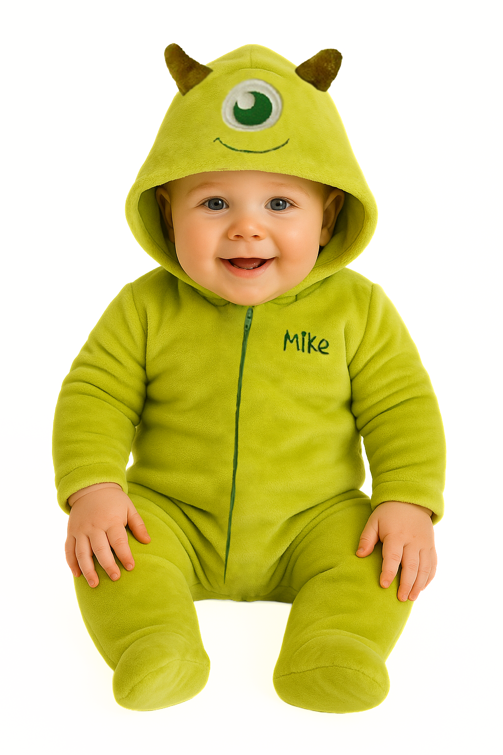 Kit 3 Mamelucos Disney para Bebé con Gorro Bordado Mickey, Sulley, Mike
