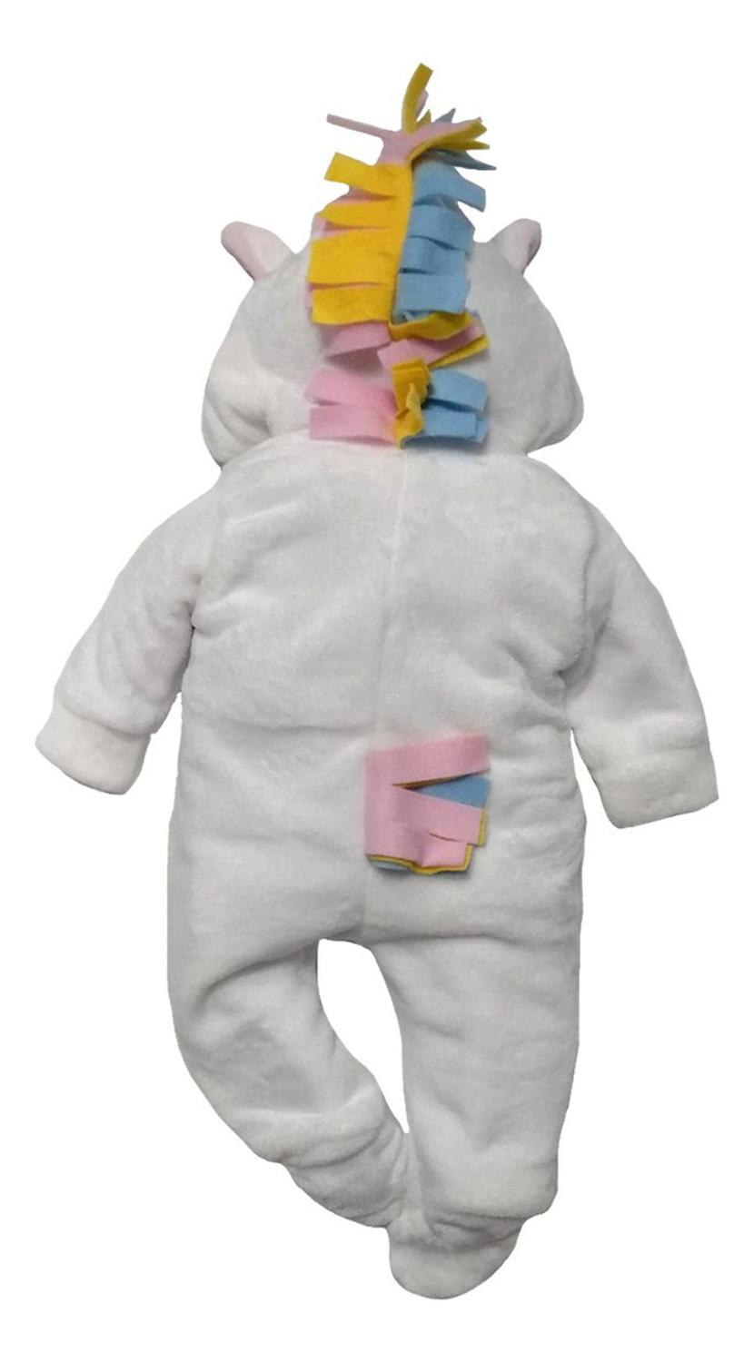 Mameluco Kiss para Bebé con Gorro Bordado Unicornio