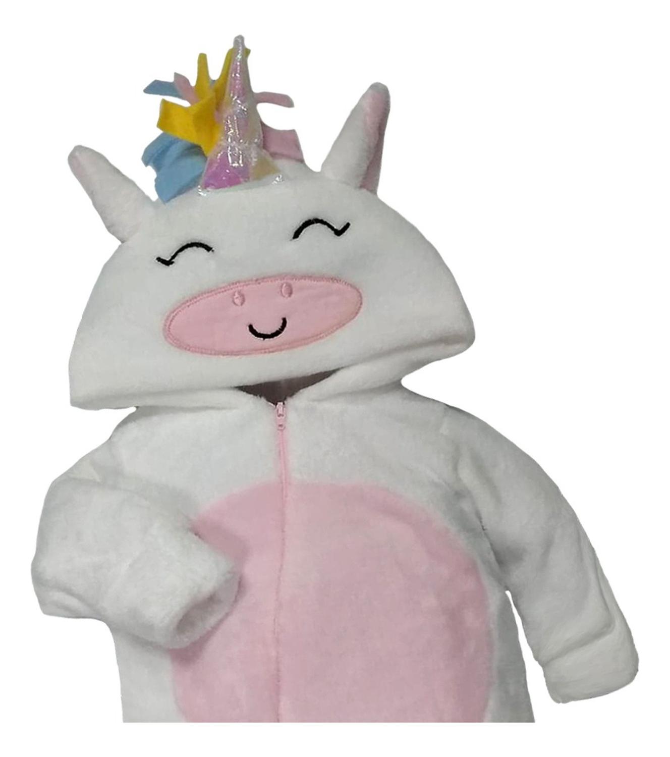 Mameluco Kiss para Bebé con Gorro Bordado Unicornio