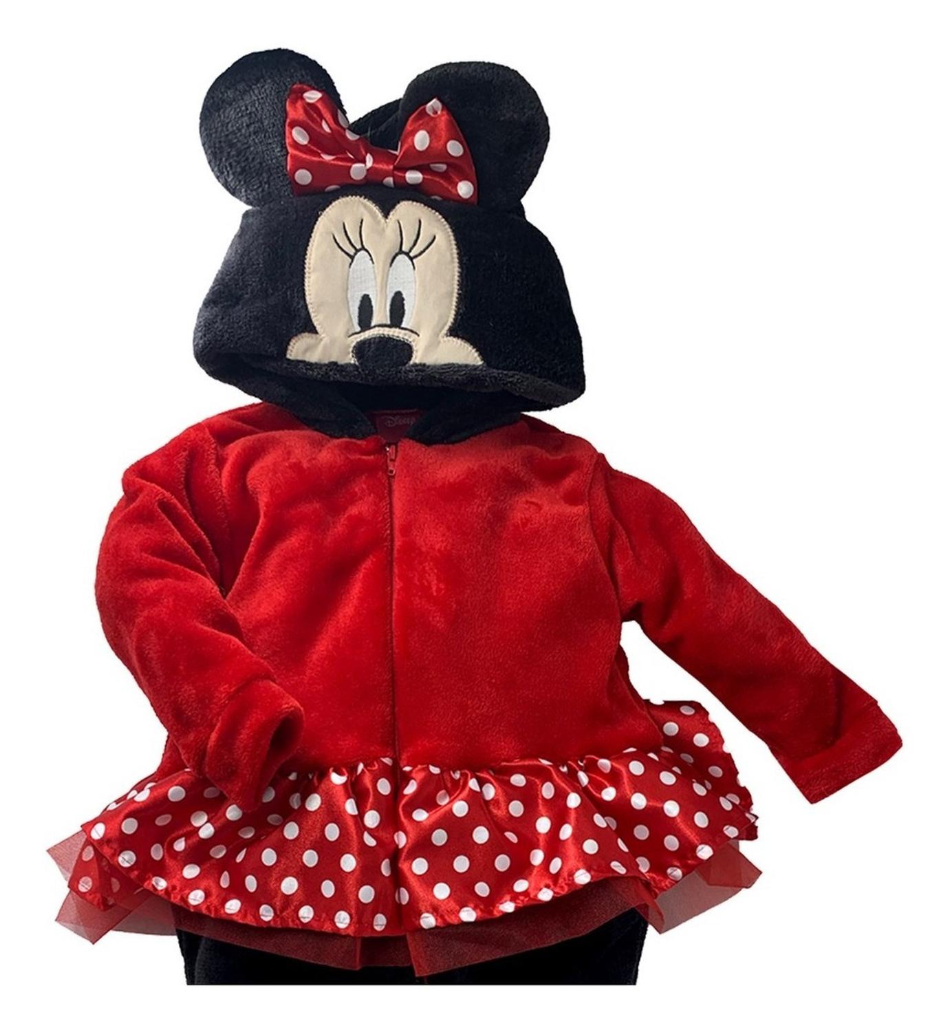 Mameluco Disney para Niña con Gorro Bordado Minnie Cara