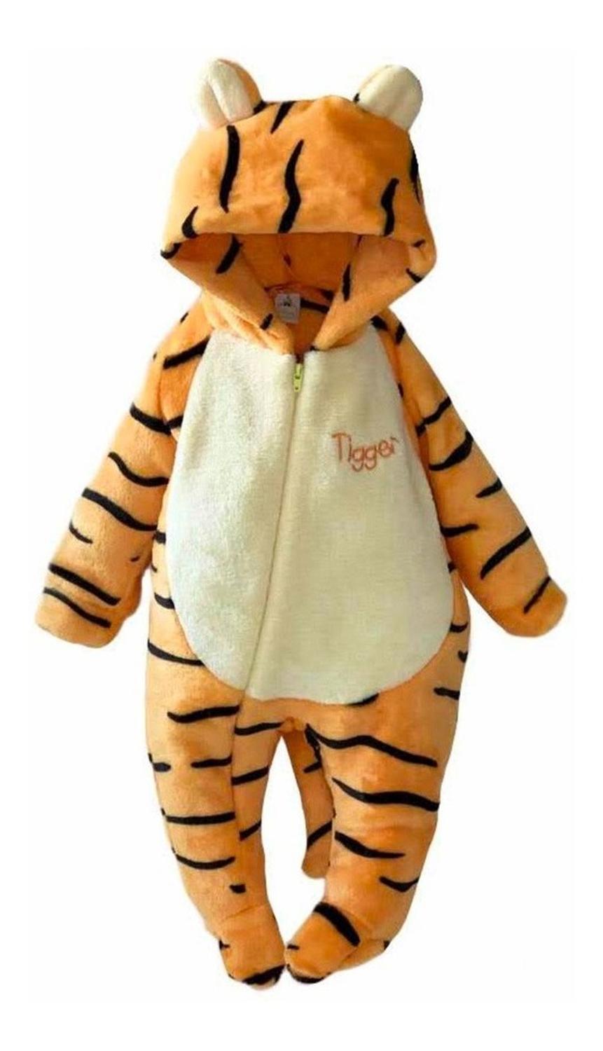 Kit 3 Mamelucos Disney para Bebé con Gorro Bordado Sulley, Olaf, Tigger