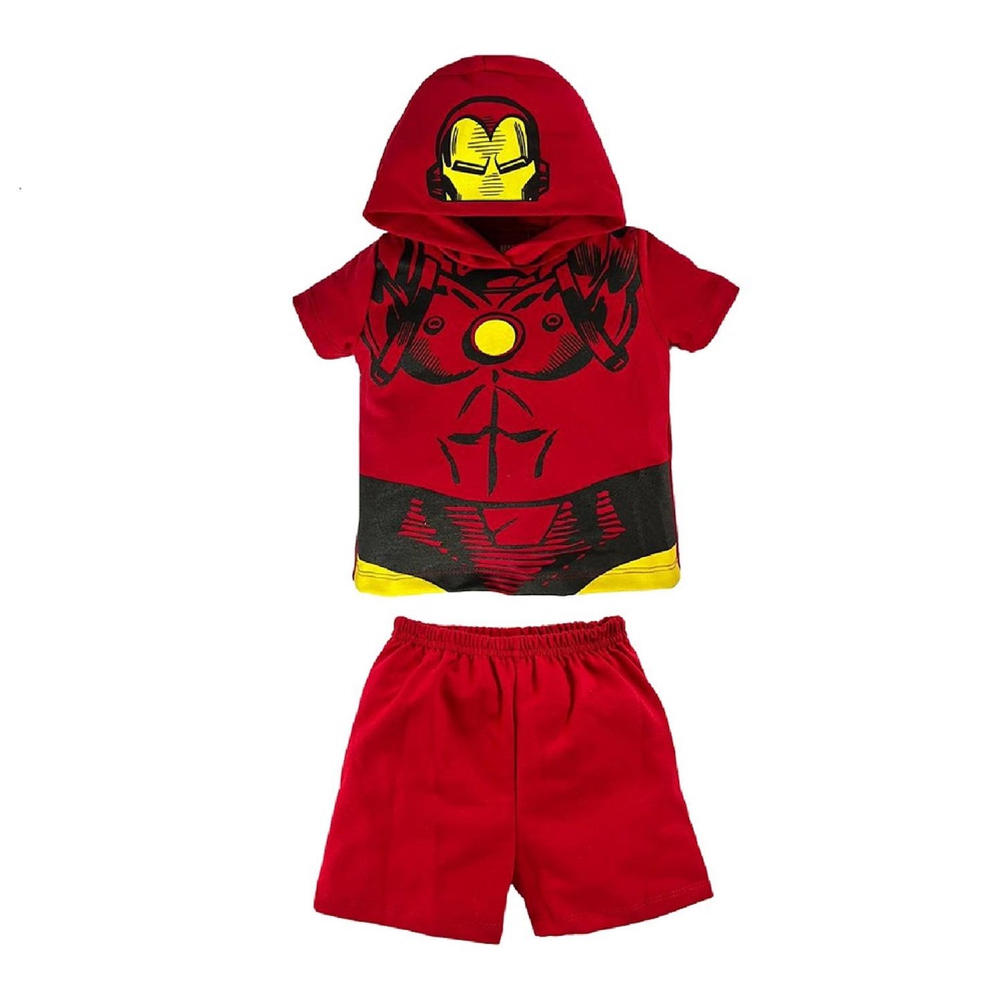 Kit 3 Conjuntos Marvel Capitán América, Iron Man, Spiderman