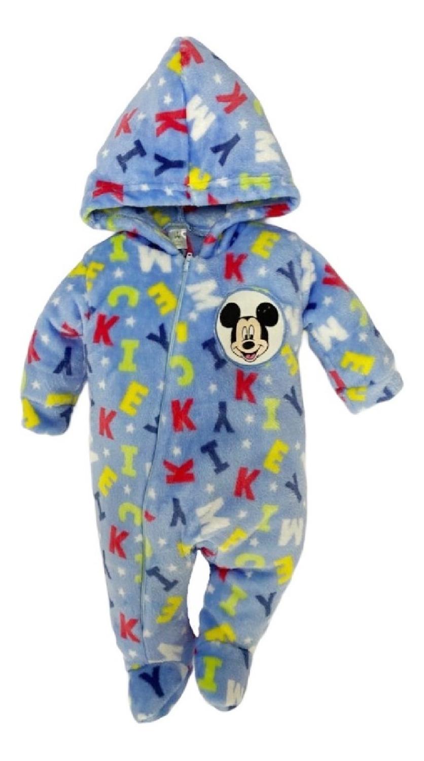 Kit 3 Mamelucos Disney para Bebé Bordado Mickey Mouse