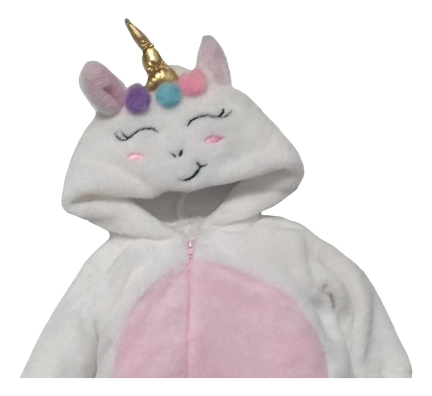 Mameluco Kiss para Bebé con Gorro Bordado Unicornio