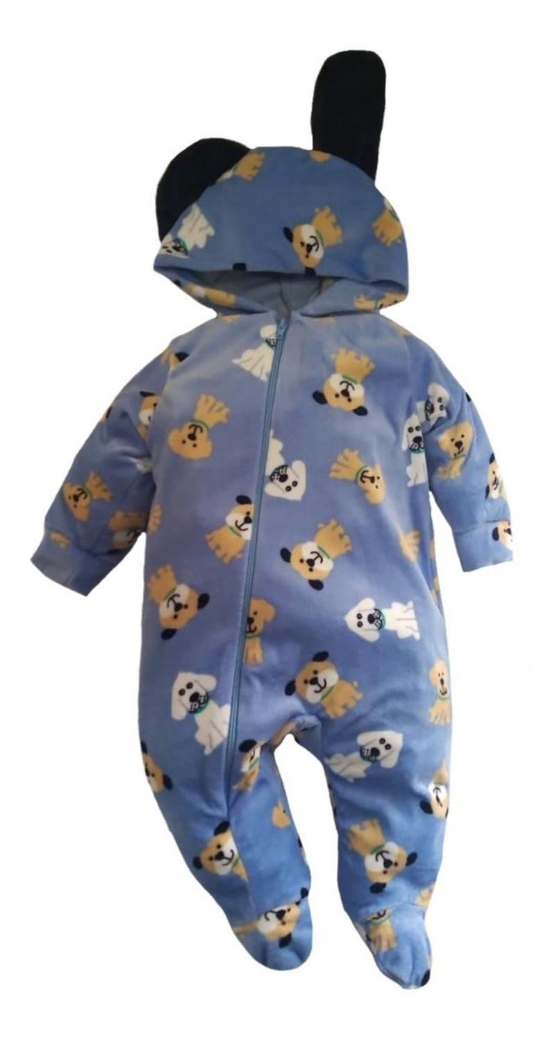 Kit 2 Mamelucos Kiss para Bebé Baby Fleece Perritos y Conejitos