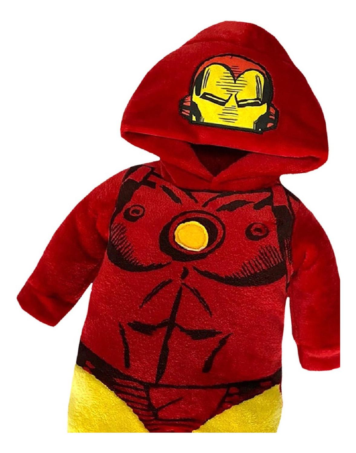 Mameluco Con Gorro Bordado Marvel