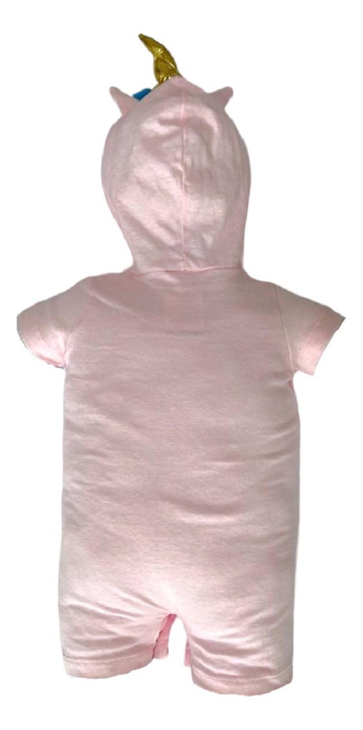 Pañalero Algodón Kiss para Bebé con Gorro Bordado Unicornio Verde