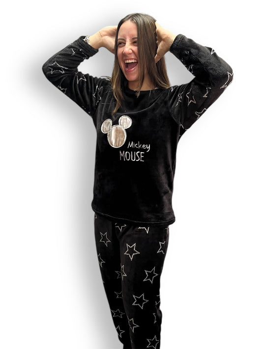 Pijama Adulto Bordado Disney Mickey Mouse