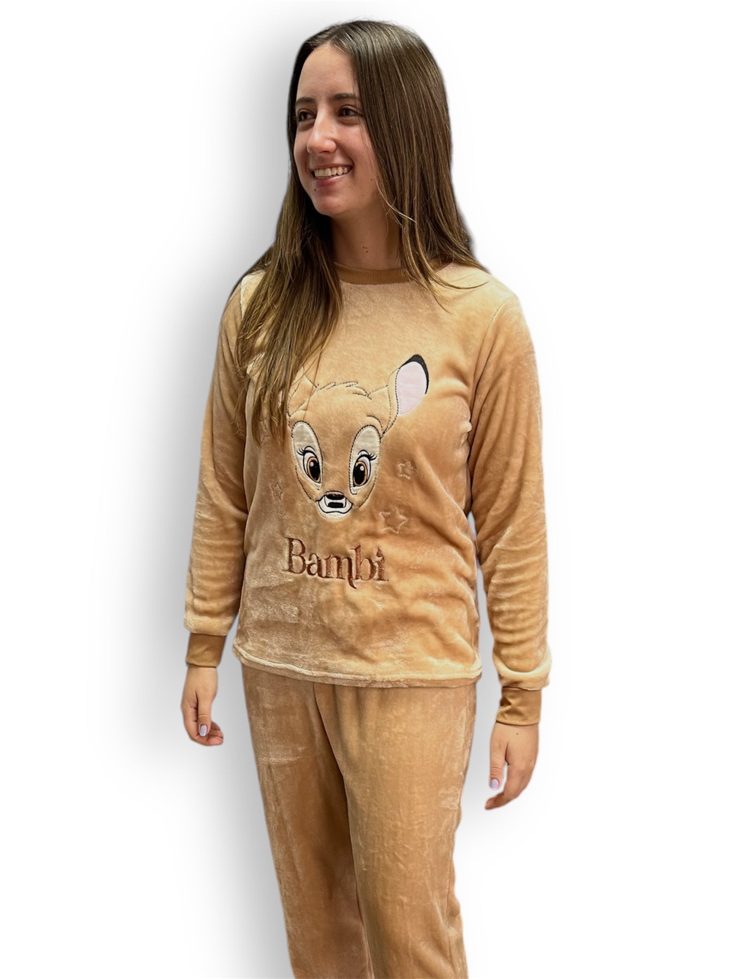 Pijama Adulto Bordado Disney Bambi
