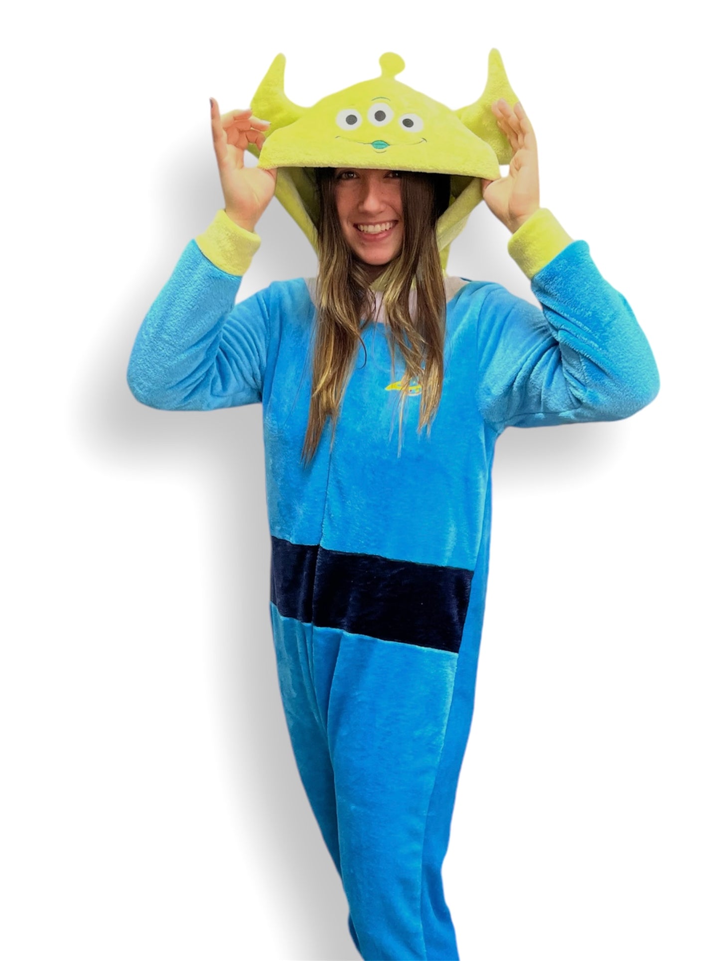 Mameluco Con Gorro Bordado Disney Monsters Alien