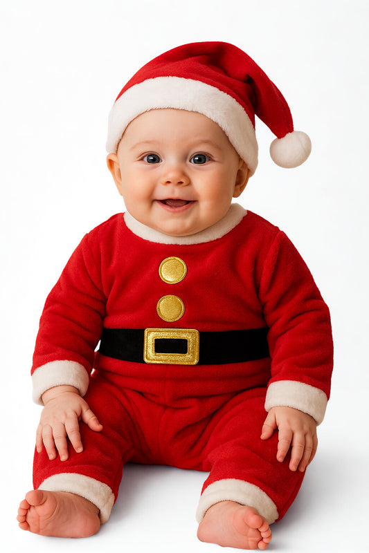 Mameluco Kiss para Bebé Santa Claus con Gorro