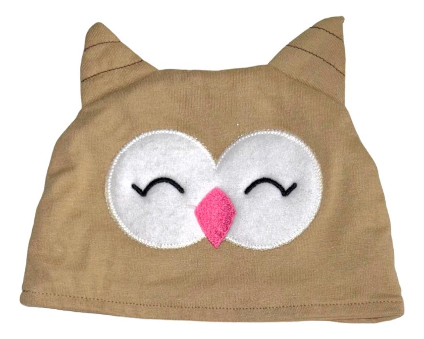 Pañalero Algodón Con Gorro Bordado Animalitos