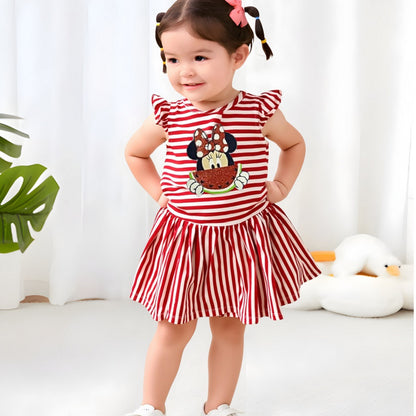 Kit 3 Vestidos Disney para Niña Minnie Mouse