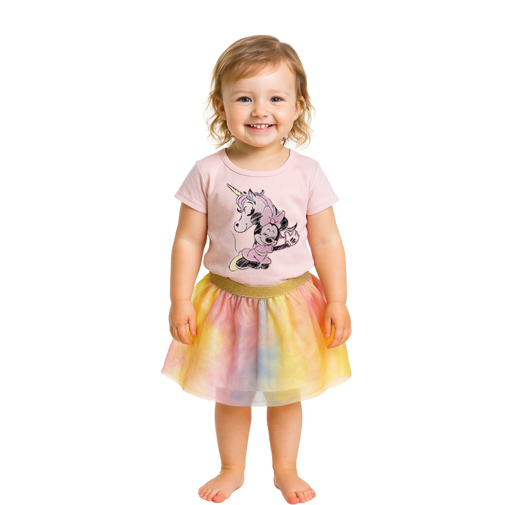 Kit 2 Conjuntos Falda tutu Disney Minnie Mouse