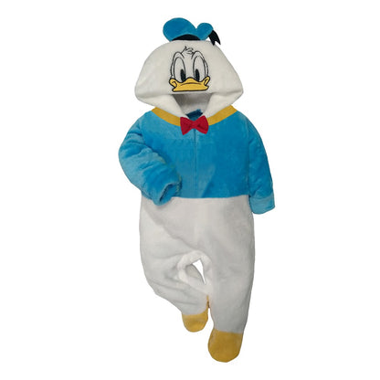 Kit 3 Mamelucos Disney para Bebé con Gorro Bordado Donald, Mickey Carita, Goofy