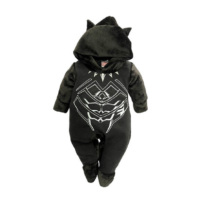 Kit 3 Mamelucos Para Bebé Marvel Capitan America, Black Panther y Spiderman
