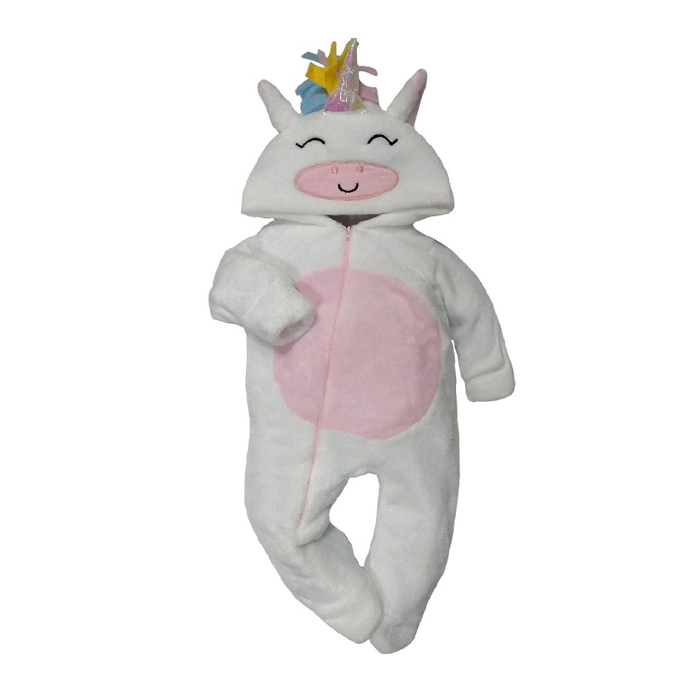 Kit 3 Mamelucos Para Bebé Princess, Ratoncita, Unicornio