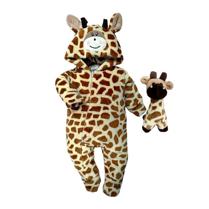 Kit 3 Mamelucos Para Bebé Jirafa, Unicornio y Pingüino