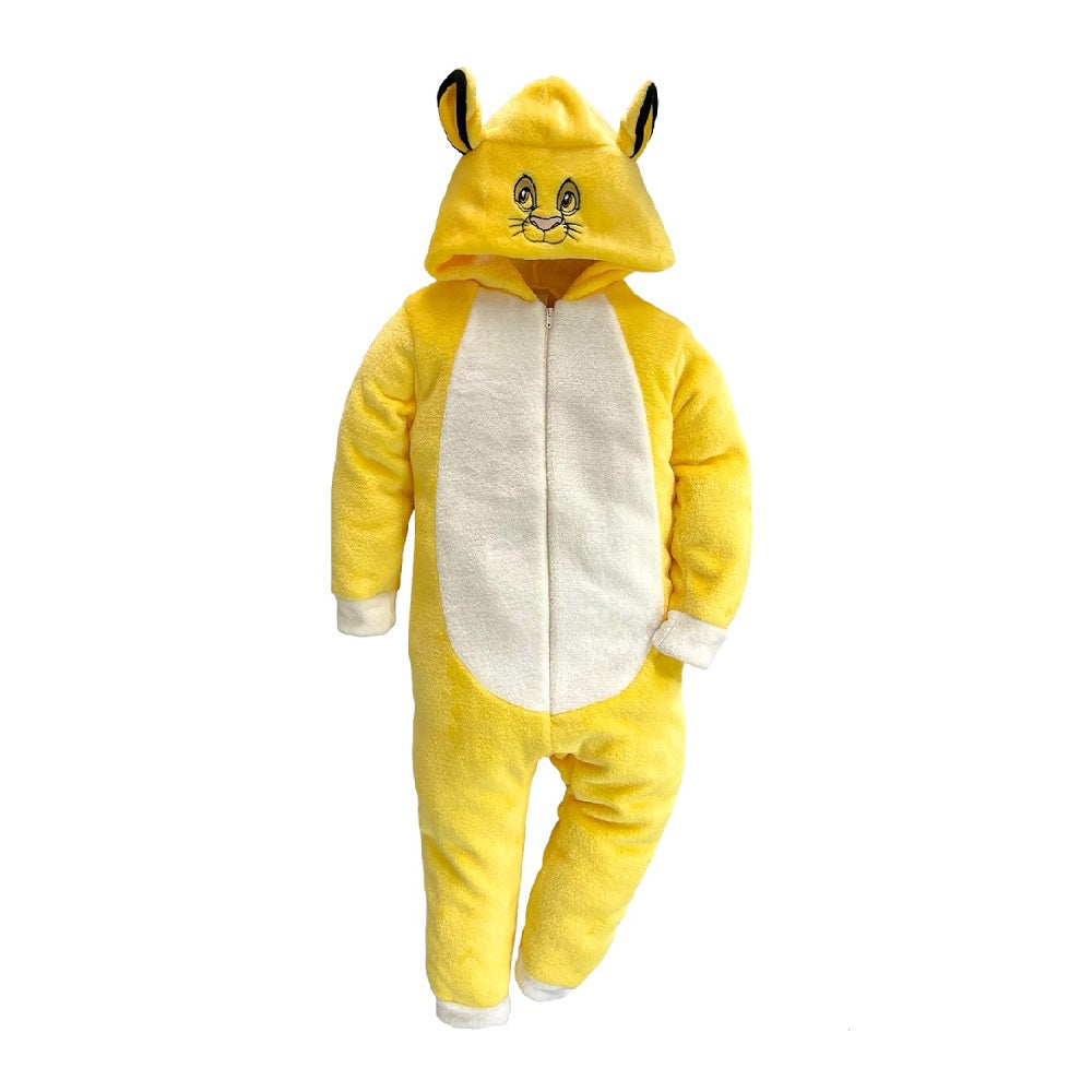 Mameluco Con Gorro Bordado Disney Simba Niños
