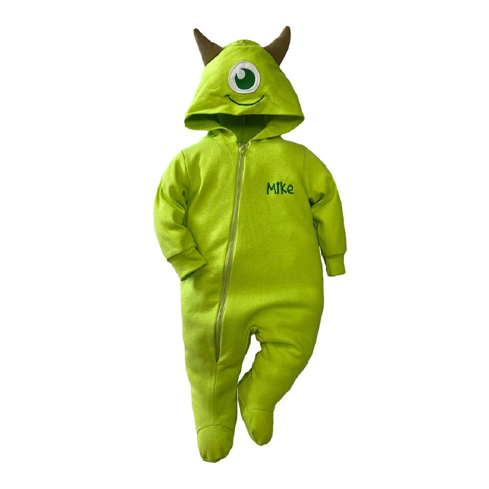 Kit 3 Mamelucos Algodón Disney Sulley, Mike, Stitch