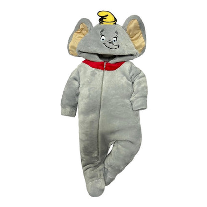 Kit 3 Mamelucos Disney para Bebé con Gorro Bordado Angel, Dumbo, Minnie