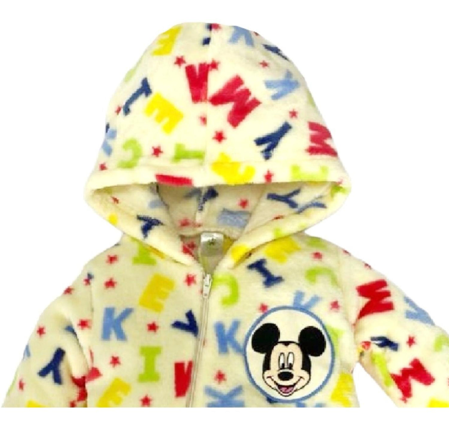 Mameluco Disney Mickey Mouse Estampada Siluetas Con Gorro
