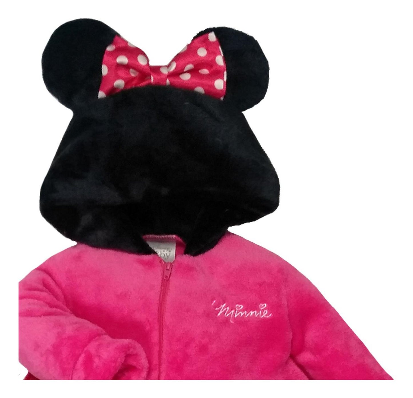 Mameluco Sin Pie Disney Con Gorro Minnie Mouse Fiusha