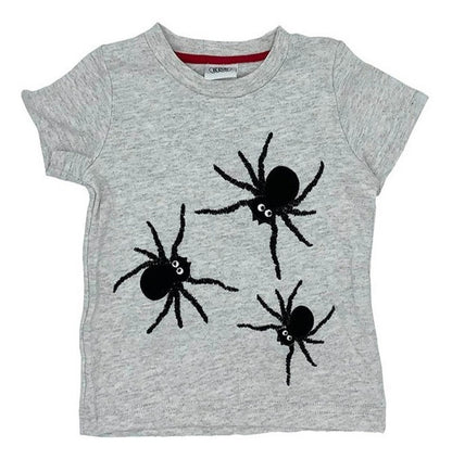 Conjunto 2 piezas Kiss para Niño Algodon Short y Playera con Bordado Tarantulas