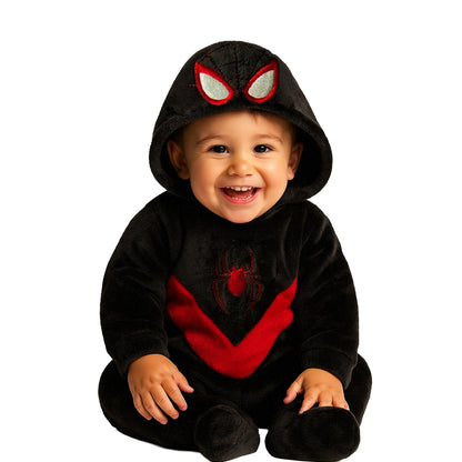 Mameluco Con Gorro Bordado Marvel Miles Morales