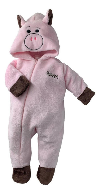 Kit 3 Mamelucos Disney para Bebé con Gorro Bordado Boo, Minnie, Hamm
