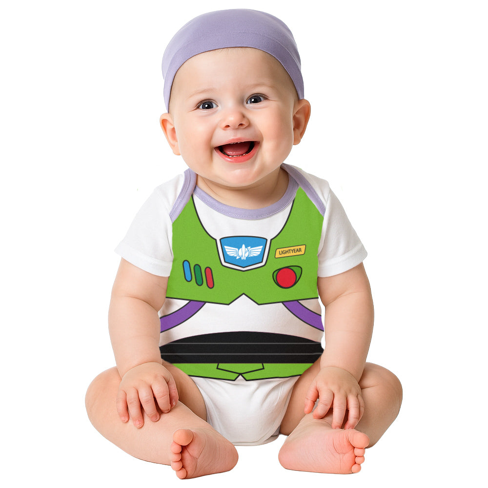 Pañalero Algodon Disney para Bebé Estampado con Gorro Buzz Lightyear