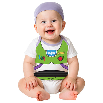 Pañalero Algodon Disney para Bebé Estampado con Gorro Buzz Lightyear