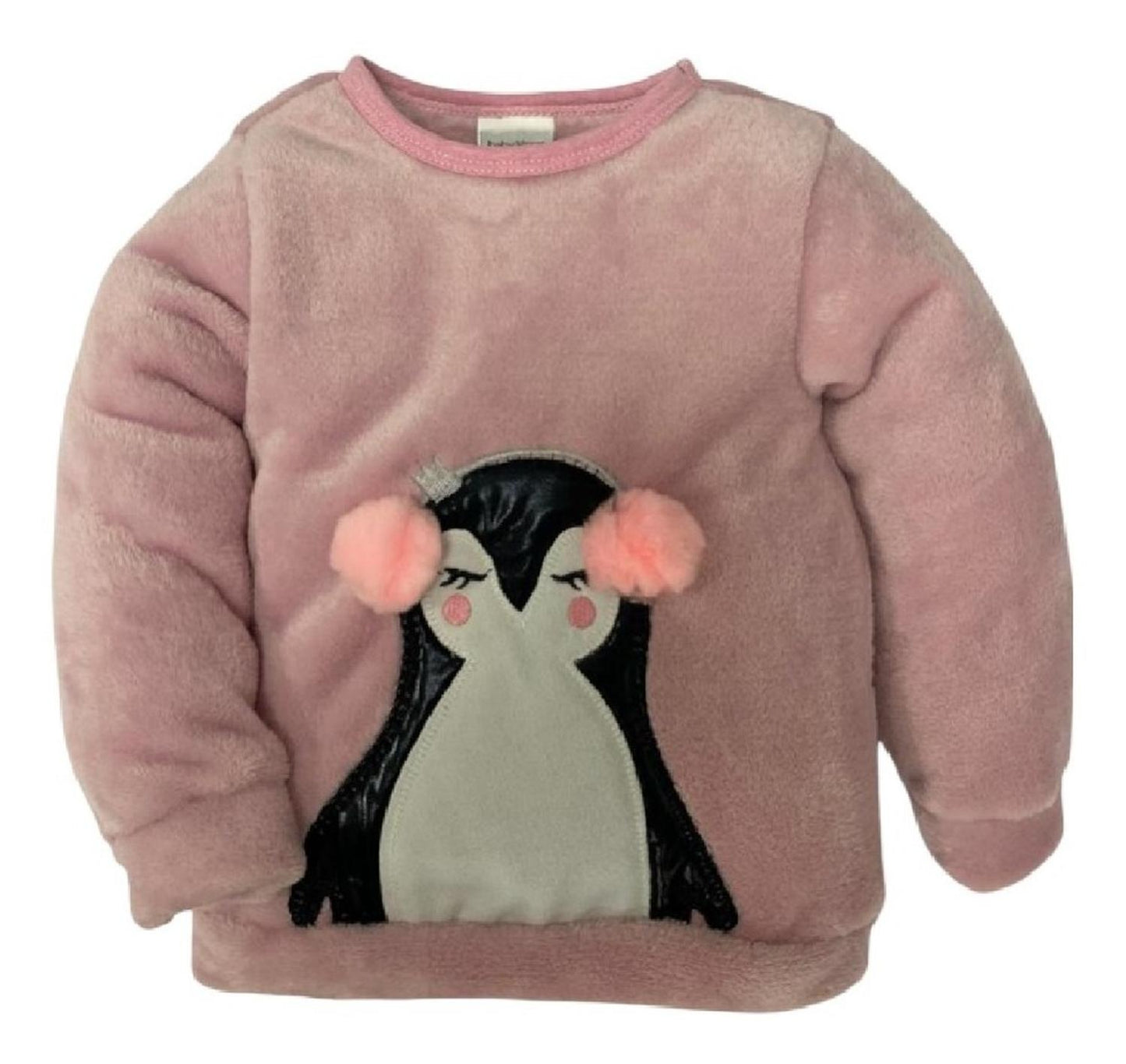 Pijama Kiss para Niña Bordada Pingüino