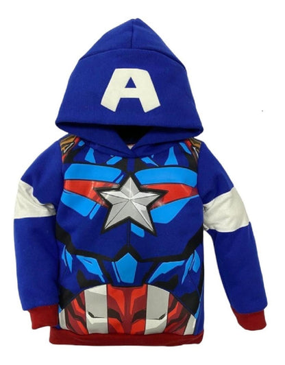 Conjunto Marvel Niño Con Gorro Capitán América
