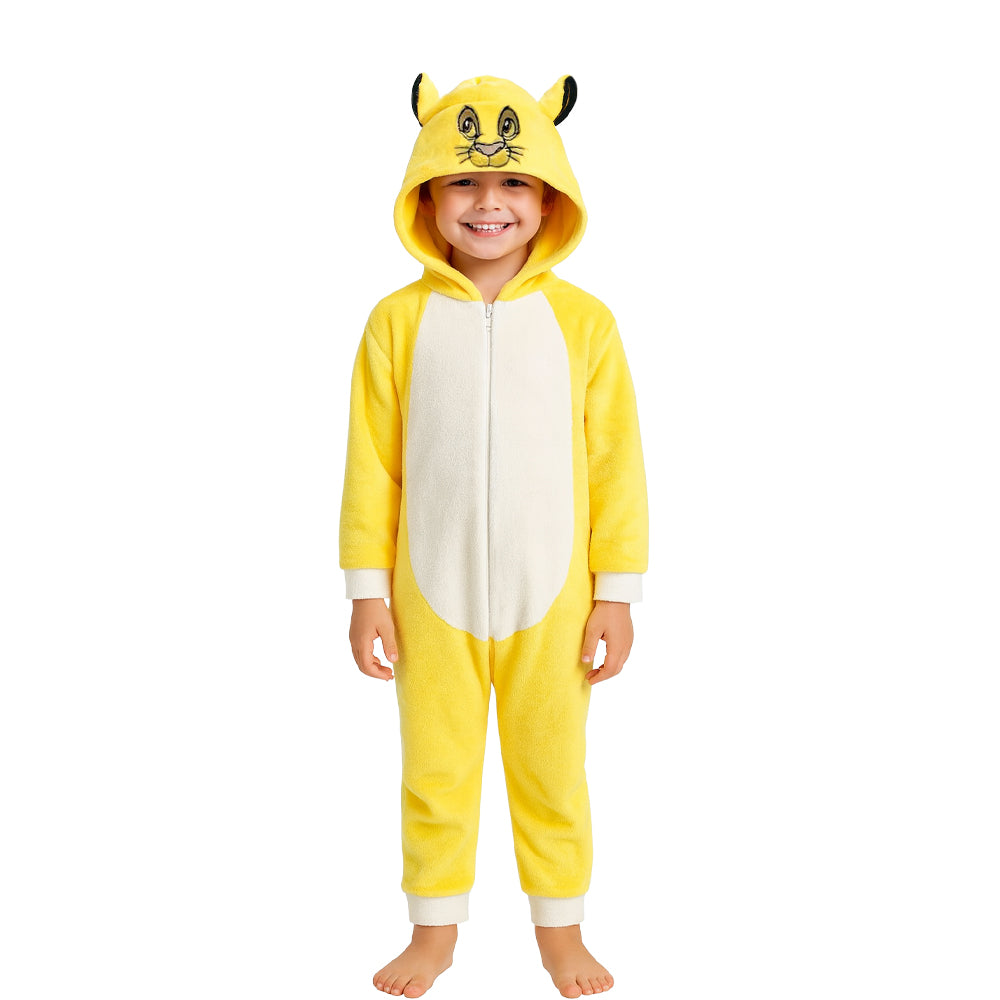 Mameluco Con Gorro Bordado Disney Simba Niños