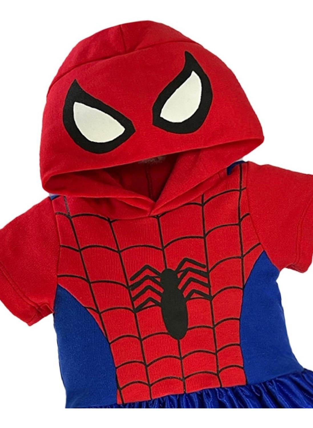 Vestido Marvel Estampado Spiderman