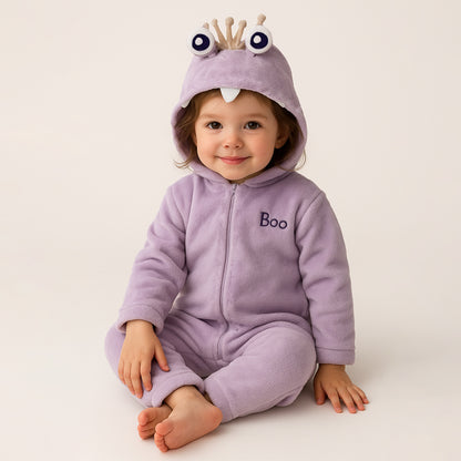 Mameluco Con Gorro Bordado Disney Boo