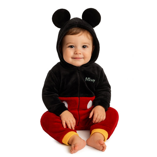 Mameluco Disney para Niño con Gorro Bordado Mickey Mouse